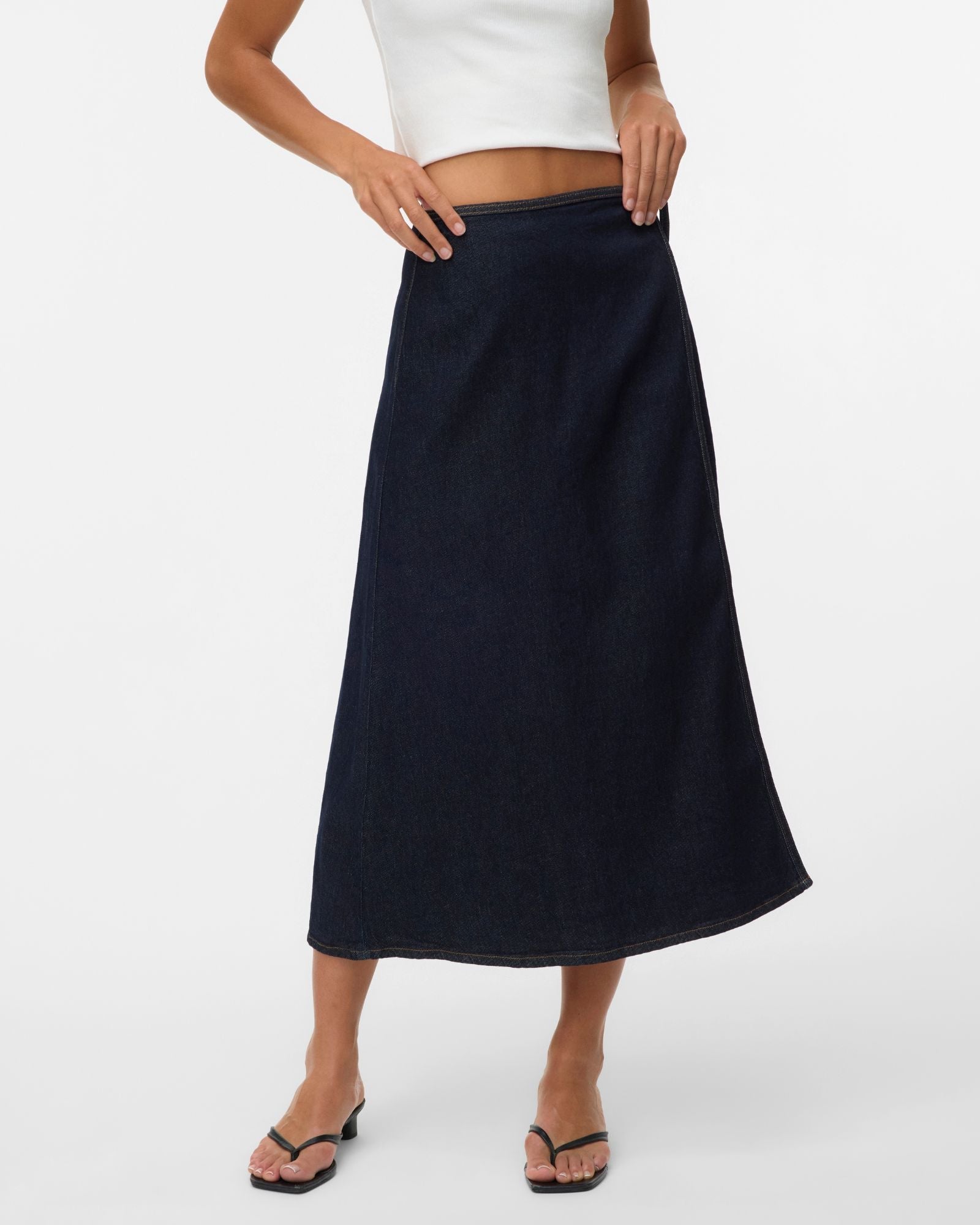 AWBELLA WRAP MIDI SKIRT